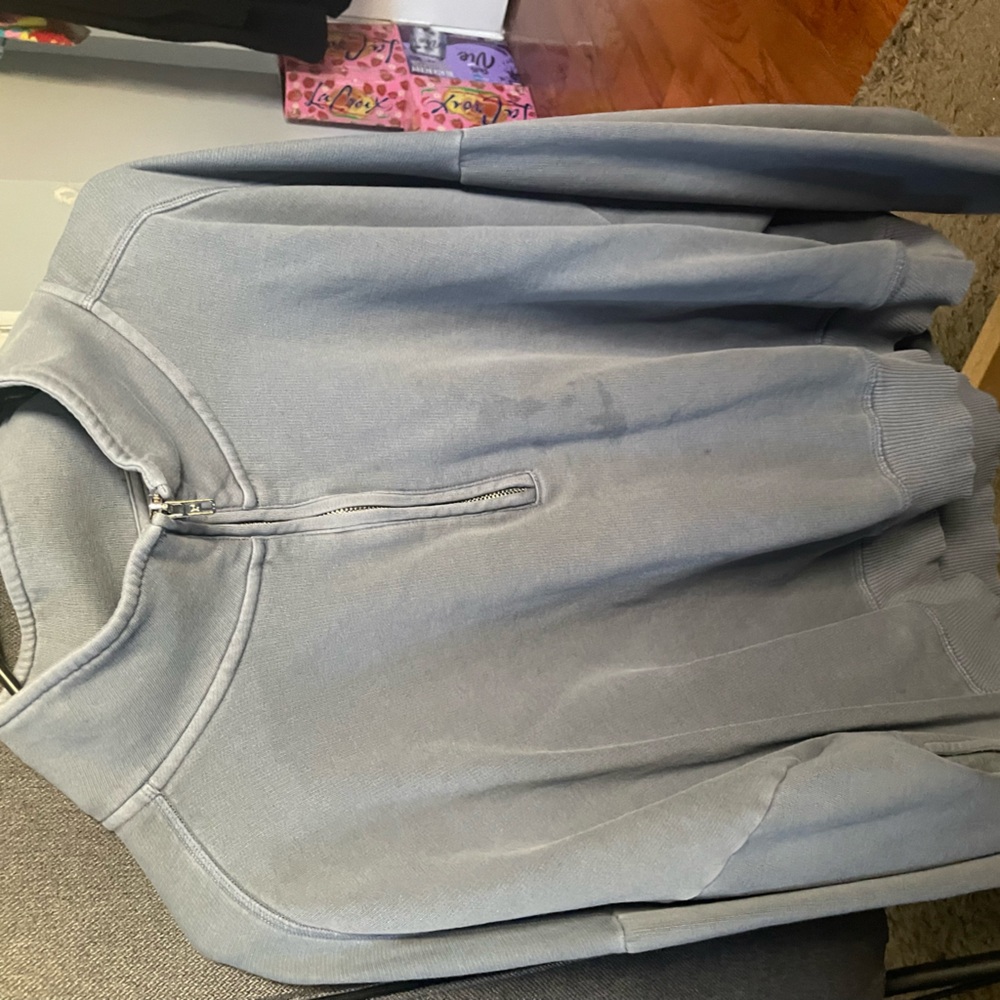 Pink Victoria’s Secret blue sweater